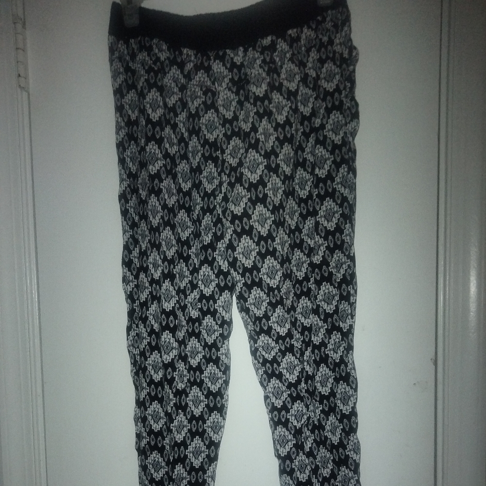 Elastic waist joggers